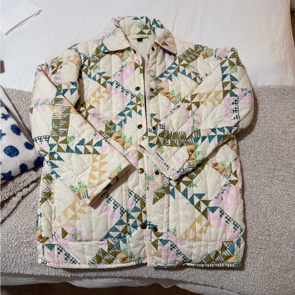 Target Multicolor Quilted Puffer Jacket